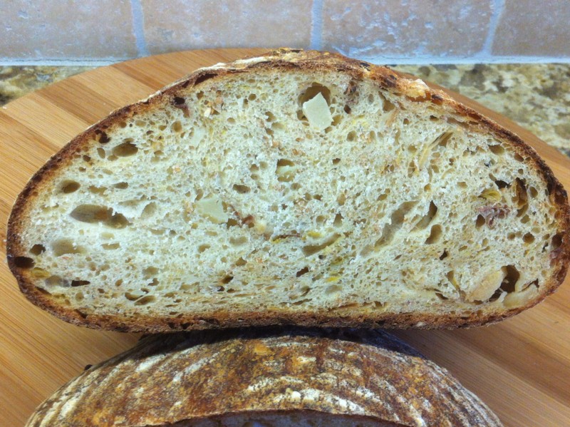 Potato and Roasted Leek bread The Fresh Loaf